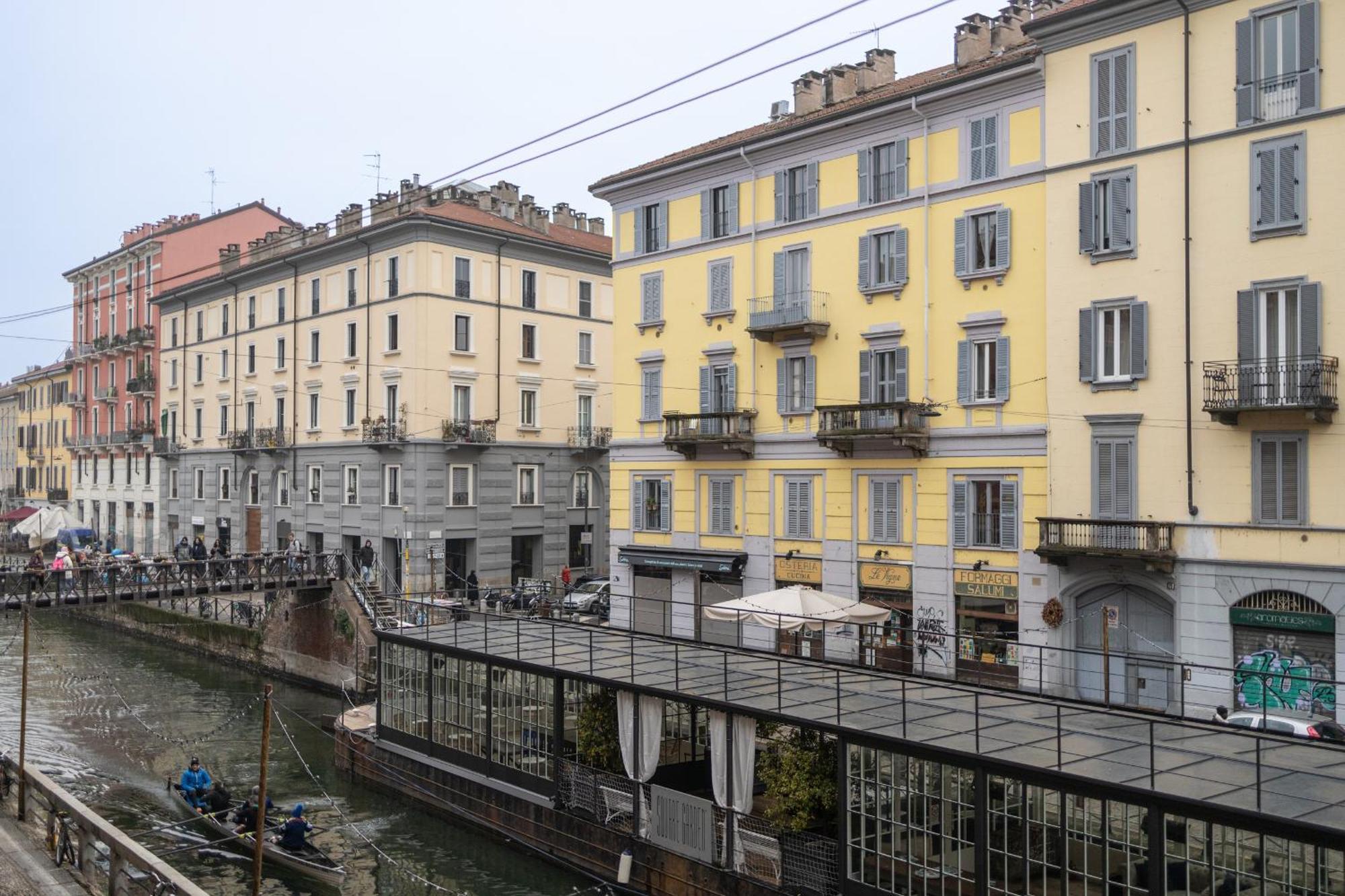 Navigli Dimora Storica Con Vista Sul Canale Milán Exteriér fotografie